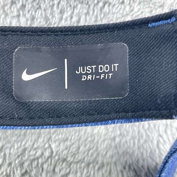 Nike Court Tennis Visor Blue Adult Unisex AV7000-438 Hat Adjustable Strap - Picture 9 of 10